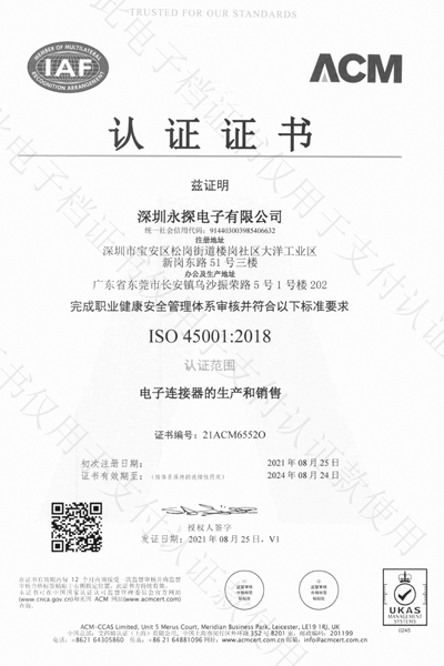 ISO-14001：2015Certification